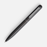 Ручка шариковая Scribo, матовая серая