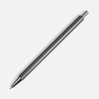 Ручка шариковая Slim Beam, серая
