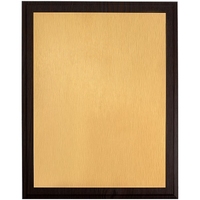 Плакетка Plaque XL, венге с золотистой пластиной
