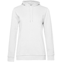 Толстовка с капюшоном женская Hoodie, белая, размер 3XL