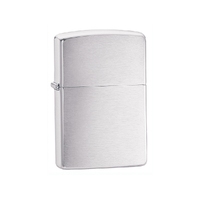 Зажигалка ZIPPO Classic с покрытием Brushed Chrome, латунь/сталь, серебристая, матовая, 38x13x57 мм