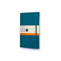 Записная книжка Moleskine Classic Soft (в линейку), Large (13х21см), бирюзовый