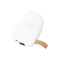 Внешний аккумулятор в форме камня «Stone», 5200 mAh, белый