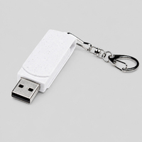 Флешка USB 3.0 Варуна на 128 ГБ, крапчатый белый