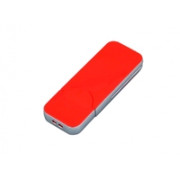 USB-флешка на 16 Гб в стиле I-phone, прямоугольнй формы, красный