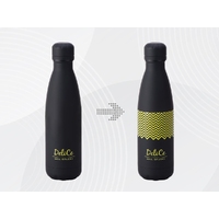 Вакуумная термобутылка «Vacuum bottle C1», soft touch, 500 мл, черный, с УФ печатью