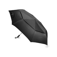 Зонт-автомат складной Кэнопи, черный