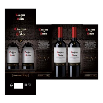 Разработка серии упаковок для вин Casillero del Diablo